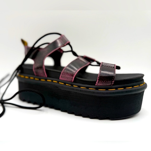 New Women’s Dr Martens Nartilla leather sandals (Size 8) - Picture 3 of 11